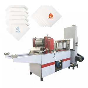 Ligne de production de machine pliante de serviette de restaurant petite machine de fabrication de tissu de serviette en papier machine d'impression de serviette