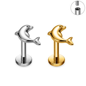 Pendientes <span class=keywords><strong>de</strong></span> Titanio G23 <span class=keywords><strong>de</strong></span> 16G, Variedad <span class=keywords><strong>de</strong></span> Formas, Estilo Animal, para Tragus, Cartílago, Hélix, Lóbulo, Joyería <span class=keywords><strong>de</strong></span> Moda para Piercing - Product Image 5