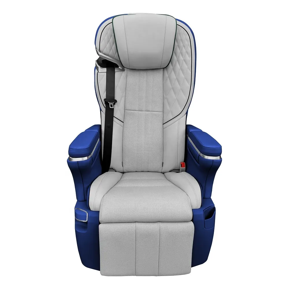 Автомобильное авиационное сиденье ANSHI с массажной спинкой, регулируемые Роскошные деловые автомобильные сиденья для роскошных модификаций MPV Coaster