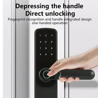 Cerradura Inteligente Tuya Wifi Ttlock con Control Remoto, Huella Digital Electrónica, Sin Llave, RFID, Cerradura Digital Inteligente para Apartamento