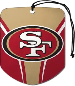 Low Price NFL San Francisco 49ers Hanging Car Air Freshener Odor Eliminator Shield Design with Team Logo