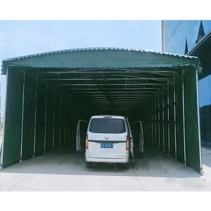   Carpa Plegable Retráctil Ignífuga de PVC - Toldo Móvil Personalizable - Refugio Telescópico para Almacén - Product Image 3