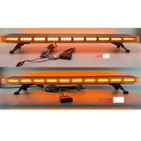 MRD 88LED 120CM 47 "Led blanc ambre rouge bleu barre lumineuse d'avertissement clignotant Auto Led barre lumineuse pour camion remorque 12V 24V Led COB