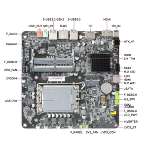 Itzr/ESONIC/OEM <span class=keywords><strong>B660</strong></span> Bo mạch chủ MINI-ITX AIO Mainboard LGA 1700 12th Gen Bộ vi xử lý (DDR4, M.2 khe cắm, 2 * HDM1) - Product Image 2