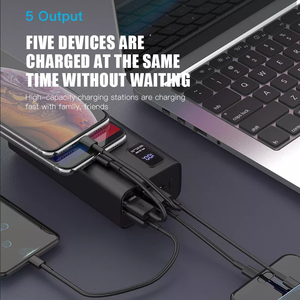 Batterie externe 30000 mAh à charge rapide, batterie lithium-ion, batterie externe 30000 mAh pour iPhone <span class=keywords><strong>Samsung</strong></span> - Product Image 2