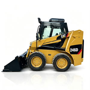 Cargadora de dirección deslizante Caterpillar 246D usada en stock, minicargadora de rueda delantera, cargadoras Cat 226B - Product Image 1