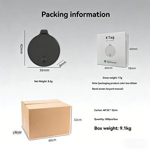 Dispositif anti-perte mondial avec distance illimitée, localisateur de recherche de bagages, clés, sac à dos, parapluie, spécifique à <span class=keywords><strong>Apple</strong></span> IOS, recherche d'animaux de compagnie - Product Image 1