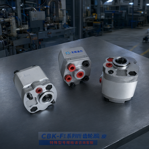 ปั๊มไฮดรอลิกเกียร์แบบภายนอก รุ่น CBK-F ซีรีส์ Yi Li สำหรับเครื่องจักรอุตสาหกรรม - Product Image 2