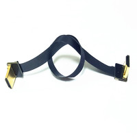 Cable de cinta HDTV FPV de 90 grados, Micro HDTV a Mini HD MI macho FPC
