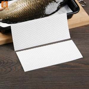 แผ่นซับน้ำราคาดีที่สุด วัสดุเยื่อกระดาษชั้นเดียว ปลอดภัยสำหรับผลไม้ เนื้อสัตว์ ปลา อาหาร แผ่นซับน้ำสำหรับบรรจุภัณฑ์อาหาร - Product Image 3