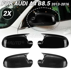 ฝาครอบกระจกมองข้าง 2 ชิ้น สำหรับ Audi A4 S4 B8 B8.5 8K FSI TFSI TDI 2013-2016 ฝาครอบกระจกมองหลังแบบติดเพิ่ม อุปกรณ์ตกแต่งรถยนต์ - Product Image 1