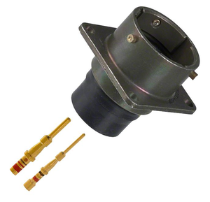 ขั้วต่อแบบวงกลม MS3112E16-8P ตามมาตรฐาน MIL-DTL-26482 แบบ 8P 16P ชนิดตัวผู้ บัดกรี หน้าสัมผัสทองคำ ติดตั้งบนแผง - Product Image 3