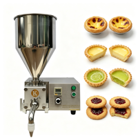Machine à garnir les pâtisseries pour la préparation de tartelettes aux œufs, tartelettes au citron, biscuits à la confiture, crème pâtissière, choux à la crème, croissants, beignets, éclairs, macarons et cupcakes