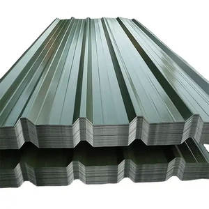 Meilleures ventes de feuilles de toiture ondulées en acier zinc-aluminium de haute qualité tôle de toiture PPGI en acier ondulé prépeint - Product Image 4