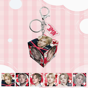 Porte-clés <span class=keywords><strong>cube</strong></span> magique ARIRANG 35 mm, best-seller, pendentif, cadeau gratuit pour les fans des K-Pop, porte-clés Bangtan Boys, breloques - Product Image 2