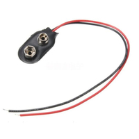 # 38025 Conector de Botón para Batería de 9V con Cable de 15CM