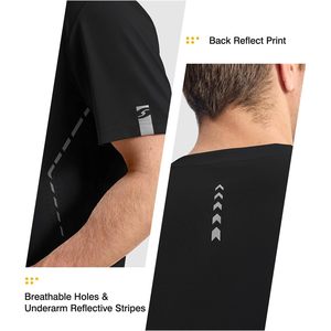 Camiseta Deportiva para Hombre, Secado Rápido, Absorbe la Humedad, Atlética, para Correr, Gimnasio, Manga Corta, Transpirable, Refrescante - Product Image 4