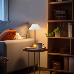 Modern Restaurant Hotel Desk <b>Lamp</b> Metal Cordless Charging Decorative <b>Lighting</b> 2w Touch <b>Led</b> Table <b>Lamp</b> - Product Image 3