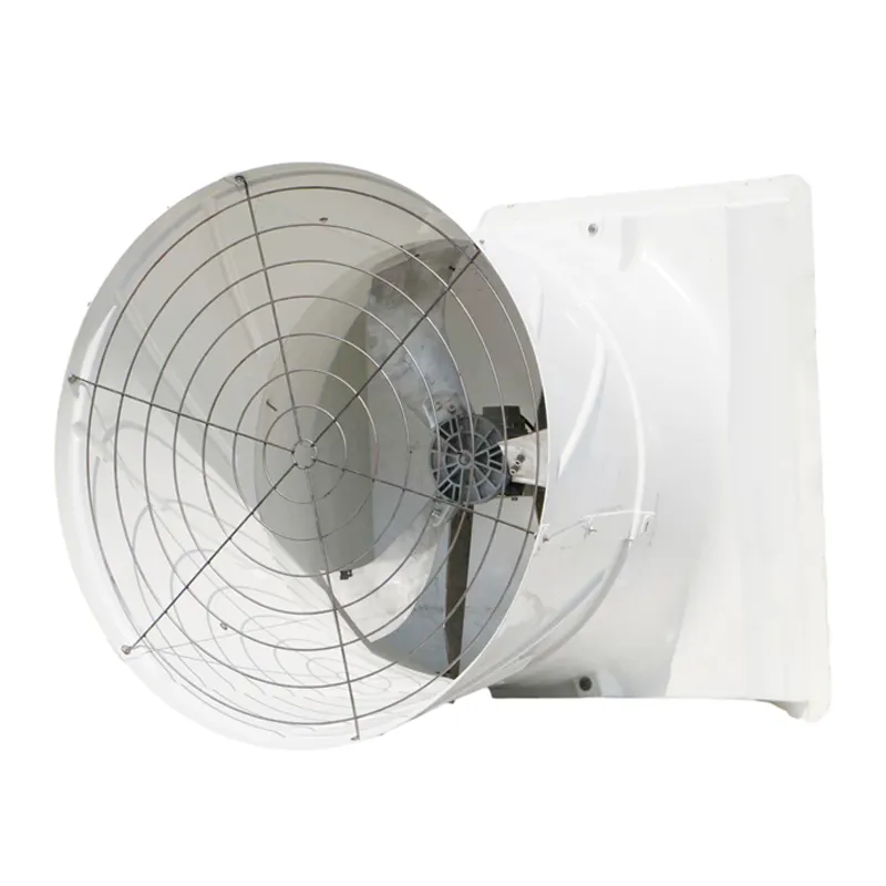 Ventilateur d'échappement coaxial en Fiber de verre, 11/30/50/56 pouces, système de Ventilation pour serre/élevage de cochon