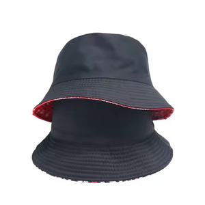Sombrero de Pescador de Nailon Negro Personalizado de Fábrica, Unisex para Niños, Uso Diario, Casual, para Ciclismo, con Visera de Seda con Letras Impresas - Product Image 3