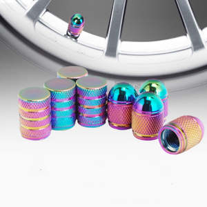 Capuchon de valve de <span class=keywords><strong>pneu</strong></span> de voiture au design unique et aux couleurs éblouissantes, en alliage d'aluminium brillant, anti-poussière, capuchon de valve de <span class=keywords><strong>pneu</strong></span>, capuchon de valve - Product Image 2