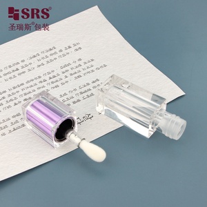 SLS002-2.5ML hình vuông chai rỗng cho môi men bao bì mỹ phẩm Concealer container dày tường rõ ràng bên trong sáng bóng màu tím - Product Image 4