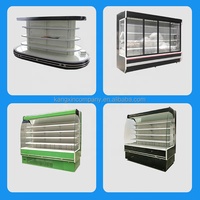 Enfriador de Exhibición de Frutas y Verduras con Refrigeración por Aire, Iluminación LED y Control por Aplicación para Supermercados, Gran Venta