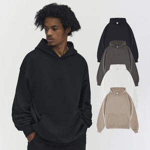 Sweats à capuche imprimés bouffants Sweats à capuche en éponge française en poly coton lourd-Sweatshirts à capuche unis imprimés numériques 440GSM Logo personnalisé - Product Image 1