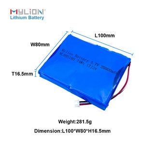 איכות גבוהה 3.7v 20000mah lipo 3.2v 20ah חיים p4 סוללה מטר מותאם אישית oem odm - Product Image 4