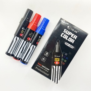 M006 Model Black Red Blue Colors Available Oil-based Best Super Color Permanent Marker Jumbo Size Toe 10mm Tip for <b>Drawing</b> - Product Image 5