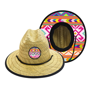 Sombrero <span class=keywords><strong>de</strong></span> surf <span class=keywords><strong>de</strong></span> paja <span class=keywords><strong>de</strong></span> hierba, estera <span class=keywords><strong>de</strong></span> playa <span class=keywords><strong>de</strong></span> verano <span class=keywords><strong>de</strong></span> ala ancha <span class=keywords><strong>de</strong></span> calidad personalizada, sombreros <span class=keywords><strong>NFL</strong></span> personalizados al por mayor - Product Image 3