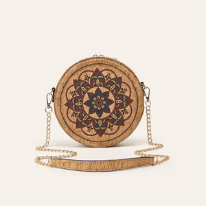 Bohemian Multi-element <b>Retro</b> Ethnic Style Oval Chain Bark Shoulder Bag for Women - Product Image 4