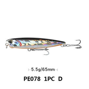 Qxo — appât dur artificiel pour la pêche, leurre pour attraper des poissons, matériel pour pêcher en surface, bionique, réaliste, 65mm, 5.5g, usine - Product Image 6