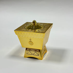 Diffuseur d'aromathérapie pour voiture, mini USB type-C, rechargeable, brûleur d'encens intelligent, porte-encens électrique pour voiture, meilleur cadeau arabe - Product Image 1