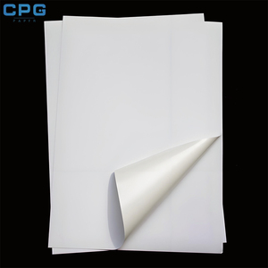 Papier Kraft auto-adhésif personnalisé par le fabricant, rouleau géant, matériau 80 g/m², papier autocollant mat, feuilles de papier pour étiquettes - Product Image 3
