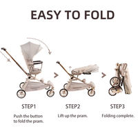 Poussette légère pour bébé et tout-petit, très vendue, avec auvent durable, prix abordable et fonctionnalités pour s'asseoir et se recoucher