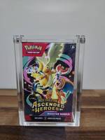 Protection UV Ascended Heroes Nouveau Pack Booster Boîte de Présentation en Acrylique Transparent