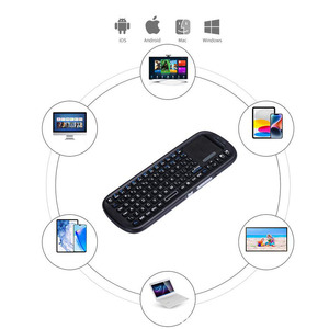 <span class=keywords><strong>Clavier</strong></span> sans fil 2,4 GHz <span class=keywords><strong>avec</strong></span> pavé tactile pour Android TV Box/PC/Tablette/<span class=keywords><strong>PS4</strong></span>/Raspberry Pi 3/HTPC - Product Image 2