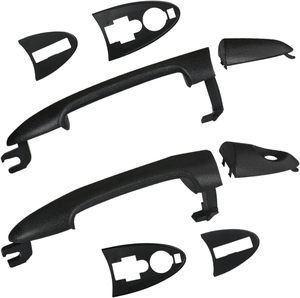 Maçaneta Externa da Porta YS4Z-5422404-AAA para <span class=keywords><strong>Ford</strong></span> Focus <span class=keywords><strong>MK1</strong></span> 2000-2007, Maçanetas Externas Dianteiras Esquerda e Direita, Textura Preta YS4Z-5420966-AAA - Product Image 6