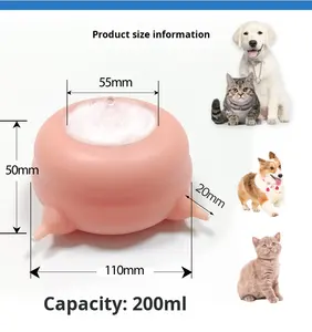 <span class=keywords><strong>Dispositif</strong></span> d'alimentation en silicone biomimétique pour petits animaux de compagnie avec plusieurs buses d'aspiration et plusieurs têtes - Product Image 6