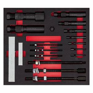 Kit d'outils multifonctions Usag 415x376x45 mm en acier industriel, jeu de tournevis 11 fonctions - Product Image 1