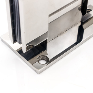 Bisagra <span class=keywords><strong>de</strong></span> <span class=keywords><strong>ducha</strong></span> montada en pared, ajustable, 90 grados, pulido <span class=keywords><strong>de</strong></span> pared a vidrio - Product Image 5