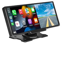 NUEVA Dashcam Táctil de 10.26 Pulgadas con Cámara Delantera y Trasera Dual, ADAS, Carplay y Android Auto, Transmisión en Vivo