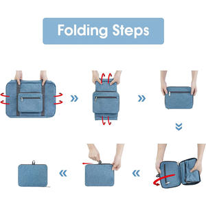 Custom Logo <b>Women</b> Men Workout RPET Packing Tote Sports Gym <b>Bag</b> Eco Foldable Travel Canvas Duffel <b>Bag</b> Sports <b>Bag</b> - Product Image 2