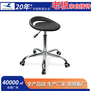 Hewei PU Foam Antistatic <b>Stool</b> Height <b>Adjustable</b> Swivel Industrial Chair Factory Cleanroom Use - Product Image 5
