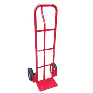 Chariot à main en acier rouge 1310x550x460mm 2 roues industriel durable avec revêtement en poudre, usine de Qingdao - Product Image 4