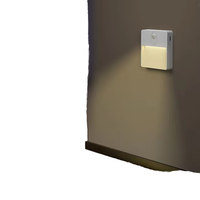 Lampes de nuit LED intelligentes à détecteur de mouvement RGB à changement de couleur pour les coins des murs, avec charge USB, certifiées CE/FCC/RoHS pour la maison