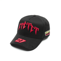 Casquettes de baseball de luxe pour hommes à 5 panneaux, style A-frame, en daim, à large bord doré, avec logo métallique, pour barbiers, vente en gros