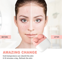 Rouleau de massage rafraîchissant personnalisé avec logo, outil de soin du visage Gua Sha pour hommes et femmes, produit orthopédique pour l'auto-soin – Rouleau de glace 2-en-1 pour le visage et les yeux en PVC