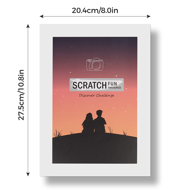 Новое поступление 2023, персонализированная бумага для пар The Our Adventure Challenge, Бумажная книга для пар для взрослых